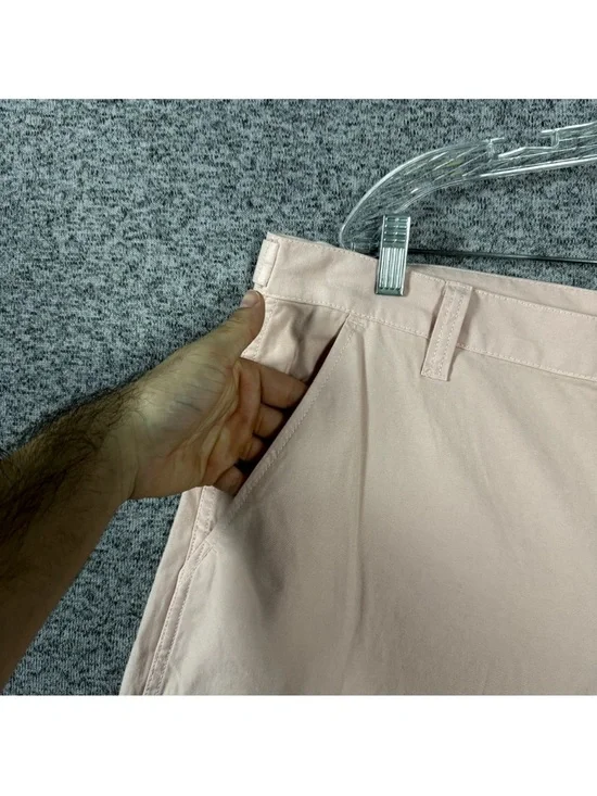 Madewell Women's Size 32 Pink Garment Dyed Low Slung Straight Cargo Pants - Picture 4 of 10